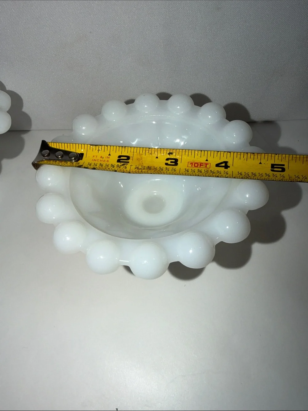 Vintage Anchor Hocking Berwick Boopie White Milk Glass Taper Candle Holders Set